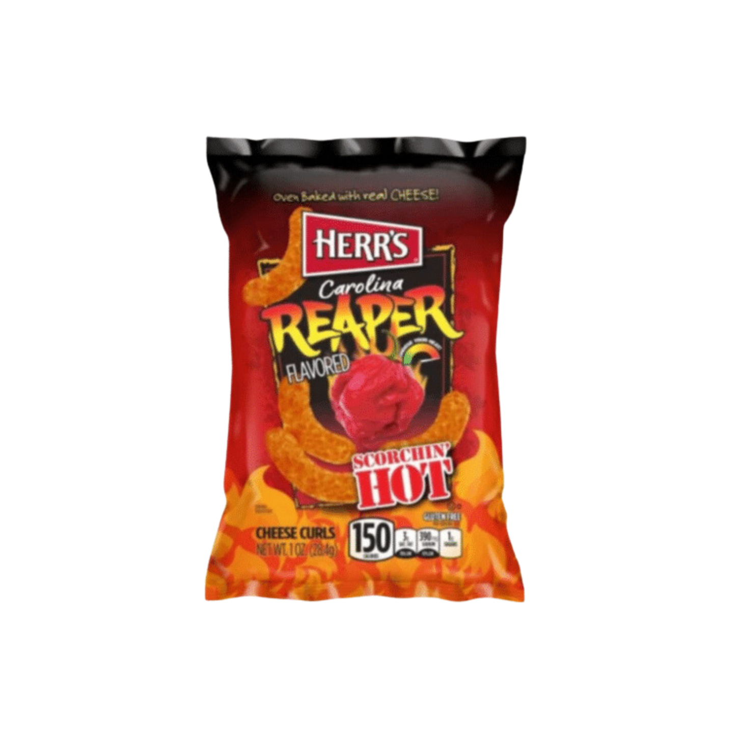 Herr's Carolina Reaper Cheese Curls (MHD)
