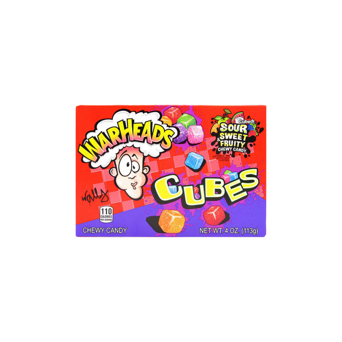 Warheads Chewy Cubes Theatre Box