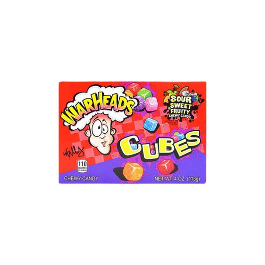 Warheads Chewy Cubes Theatre Box