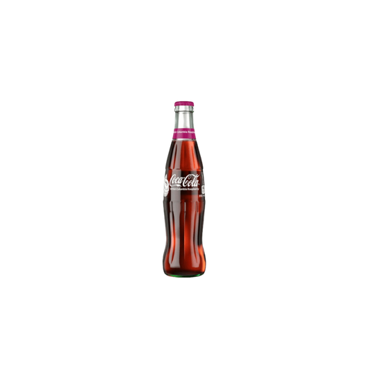 Coca Cola British Columbia Raspberry Glasflasche