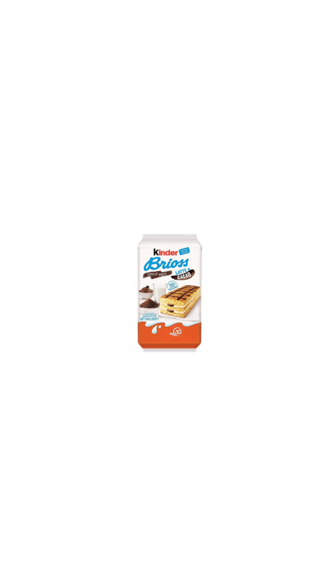 Kinder Brioss Latte e Cacao